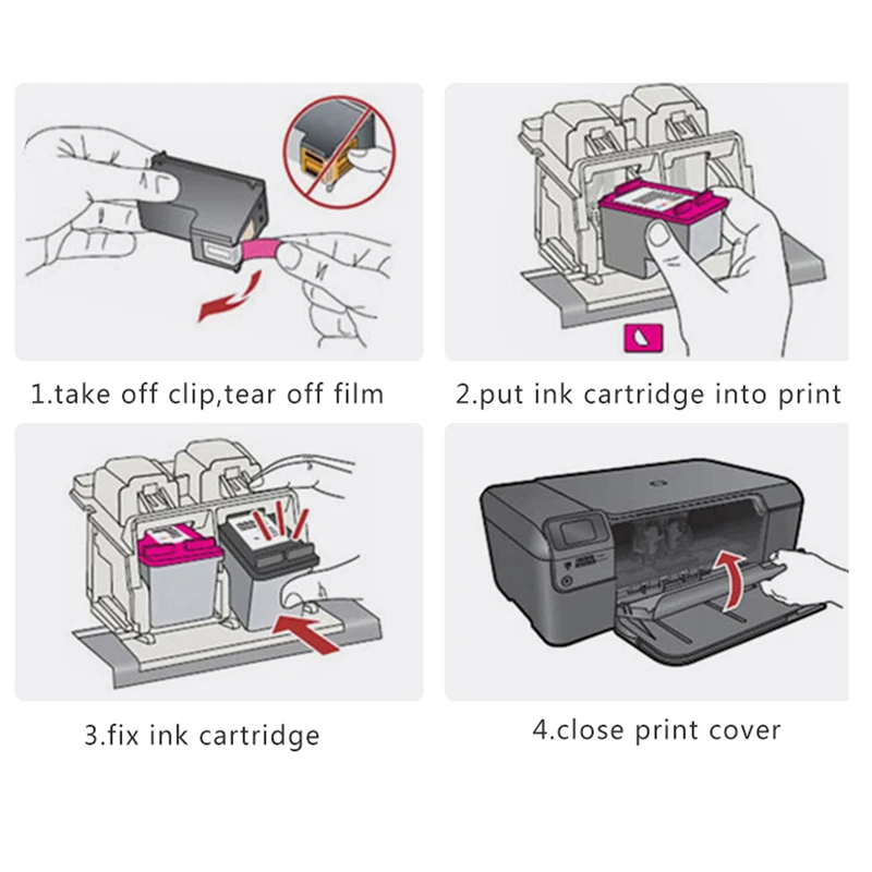 Bonala 121XL картридж для HP121 hp 121 Чернильный Картридж струйного принтера HP Deskjet F2423 F2483