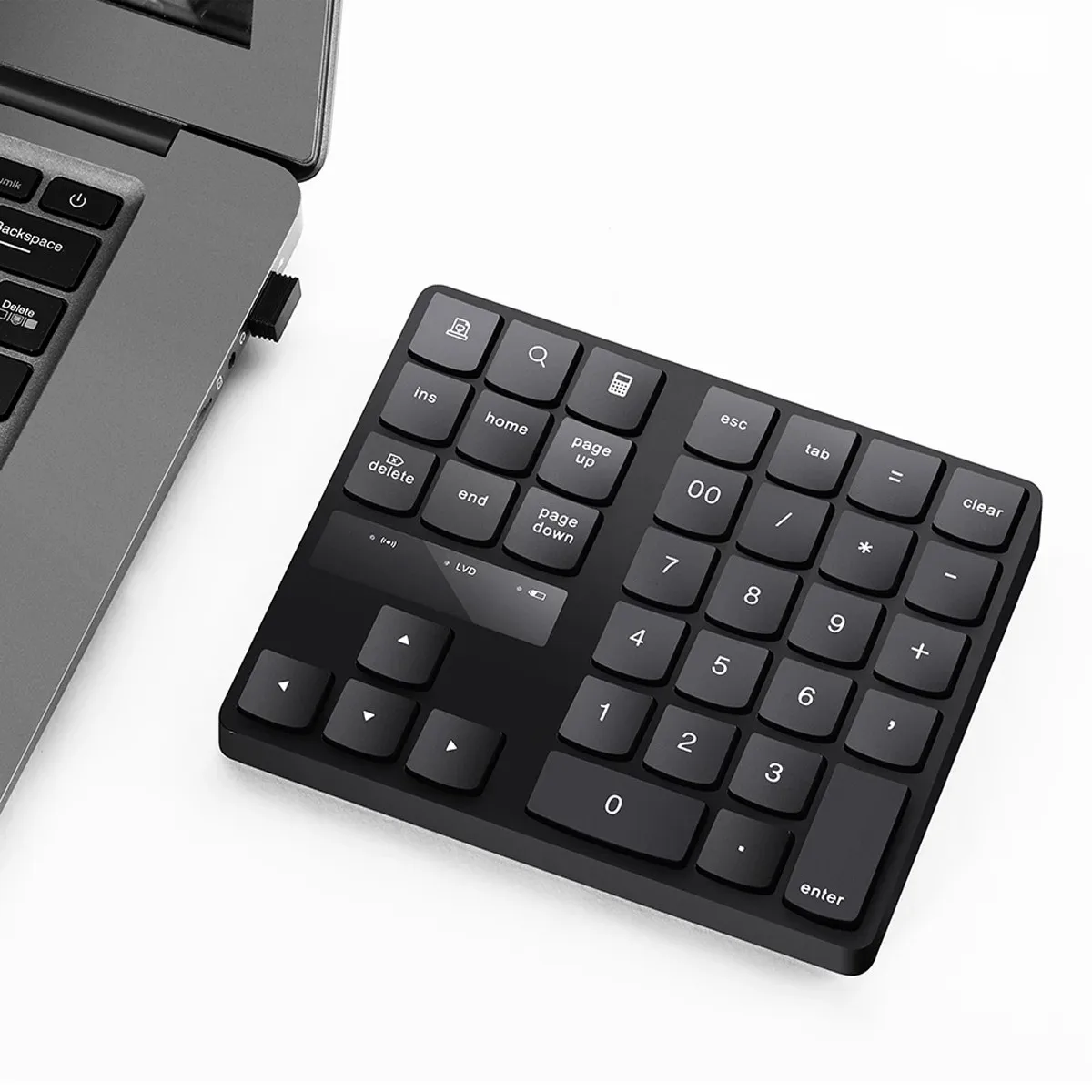 

2.4G Desktop USB Charging Keyboard Wireless Numeric Keypad 35 Keys USB Number Numeric Keypad For Laptop Notebook Computer
