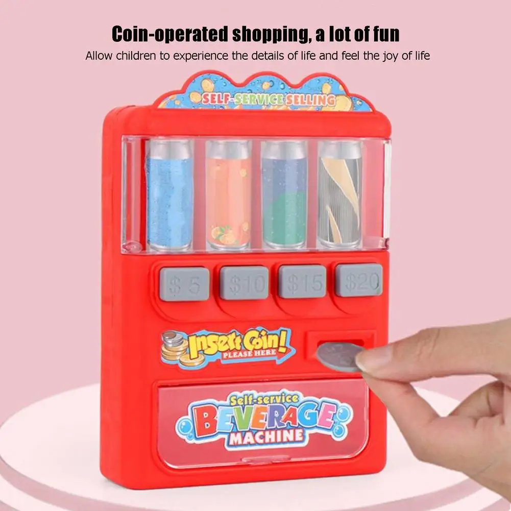 

Симулятор напитков, торговый автомат, обучающая игра для покупок, игра для мальчиков и девочек, ролевой кукольный домик, игрушка, торговый а...