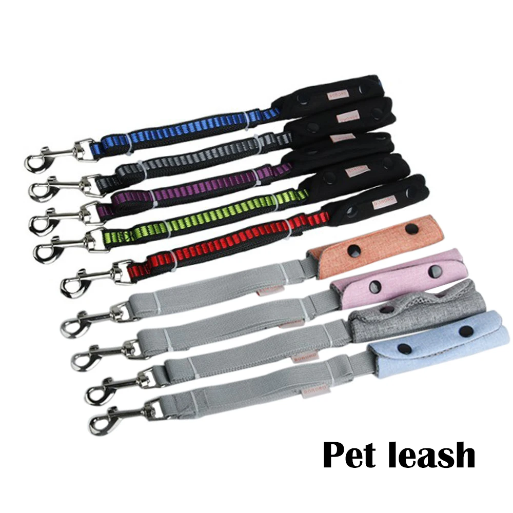Pet leash Без тяги Спортивная Светоотражающая собачья упряжь собака питбуль бульдог Открытый Собака Обучение ходьба безопасности жилет жгут для больших и маленьких средних - Цвет: Pet leash