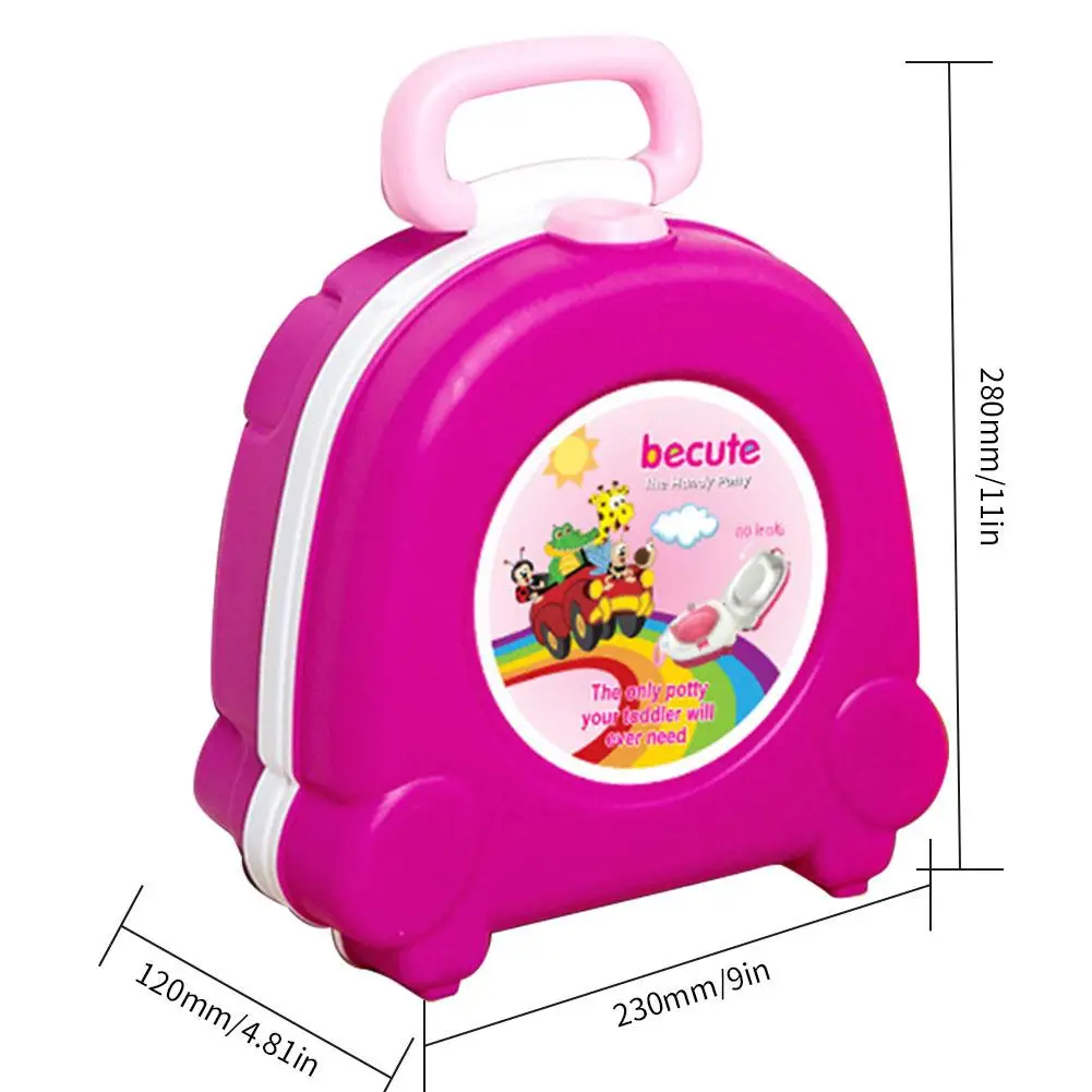 

Toddler Travel Potty, Portable Child City Travel Toilet Training Toilet Seat Removable Handheld Simple And Convenient Assembly