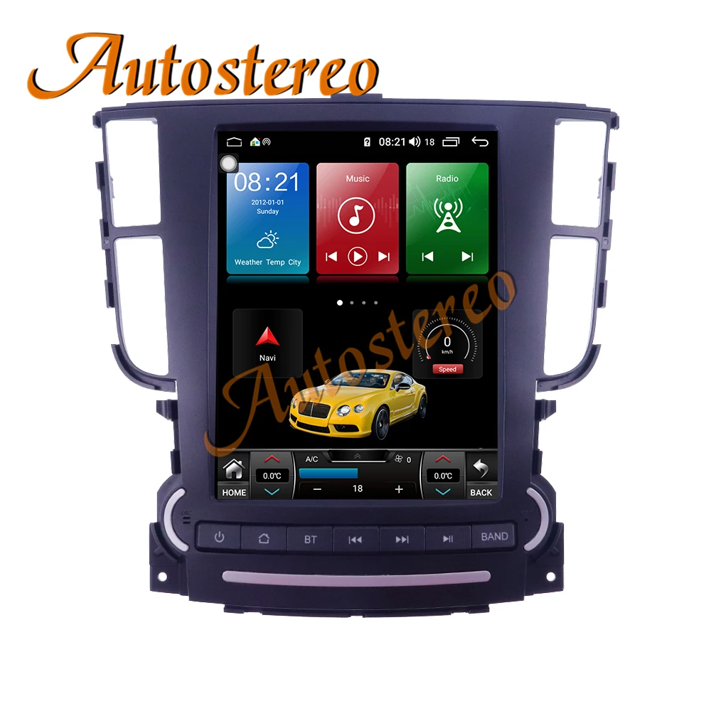 저렴한 아큐라 TL 안드로이드 10 128G 카플레이 테슬라 스타일 수직 스크린 차량용 GPS 내비게이션 멀티미디어 플레이어, 헤드유닛 무선 카플레이