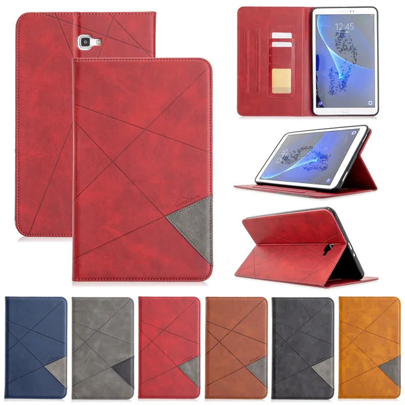 

Coque for Samsung Galaxy Tab A 10 1 2016 Case Leather Business Card Stand Cover for Samsung Galaxy Tab A 2016 Case T585 T580