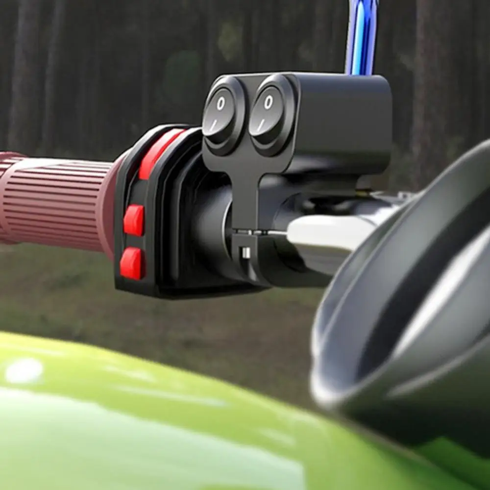 80% горячая распродажа универсальный 12 В мотоциклетный руль двойной