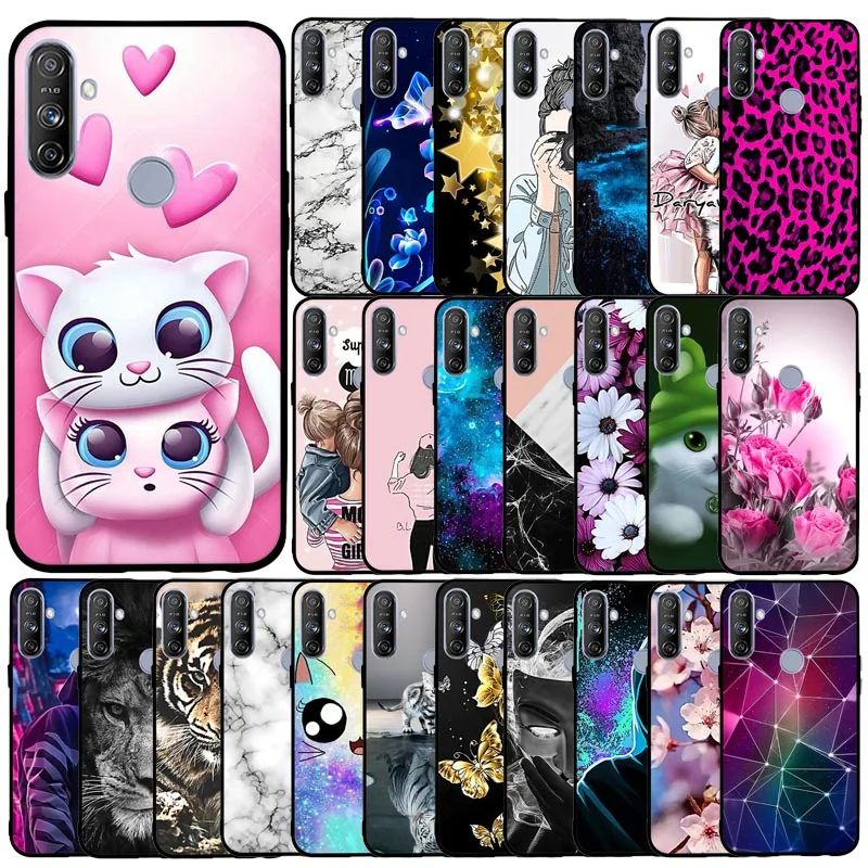 

For Realme 5 5s 5i C3 C3i Case Fashion Cat Silicone Soft TPU Back Phone Cover for Realme C3 C3i 6i Case Fundas Coque Bumper Etui
