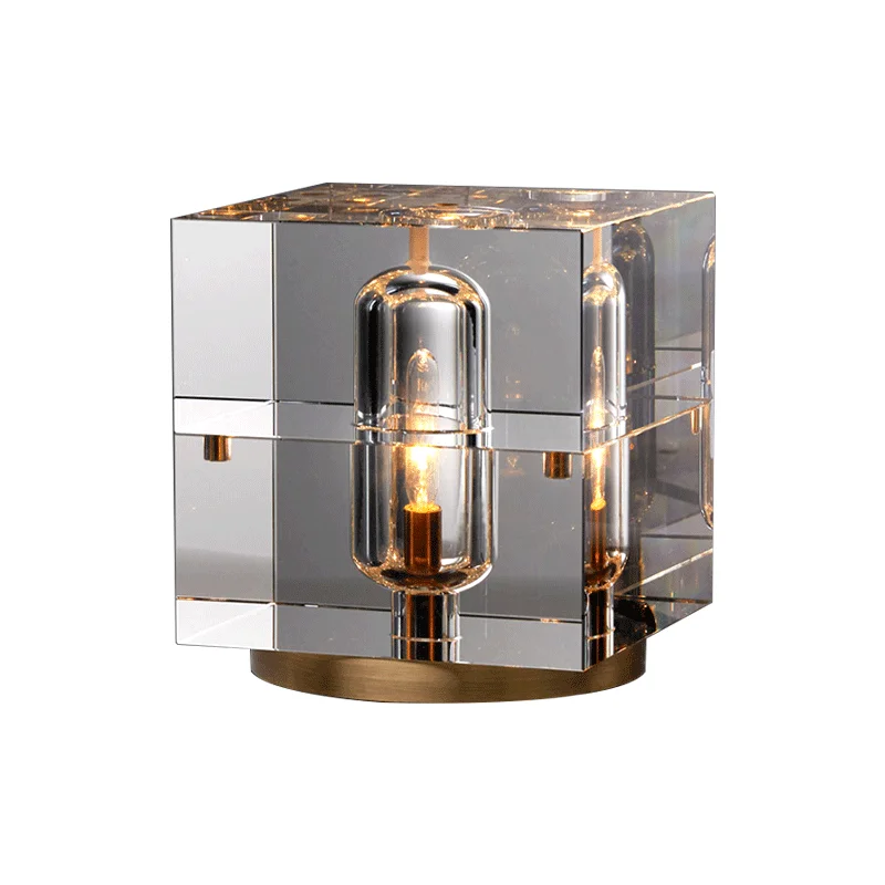 Goedkoop Licht Luxe Bureaulamp Slaapkamer Bedlampje Eenvoudige Crystal Decoratieve Tafellamp Voor Studeerkamer Slaapkamer