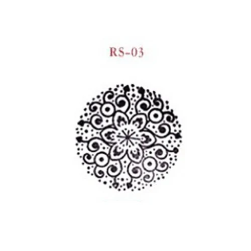 RS-03 1 шт. винтажный цветочный узор Круглый Деревянный резиновый штамп для скрапбукинга DIY Фото трафареты для альбома ремесло штампы подарок - Цвет: RS-03