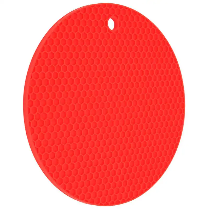 kitchen gadgets Vegetable Fruit Potato Carrot Peeler Tool Round Shape Mat Food Grade Thickened Silicone Placemat Insulation |
