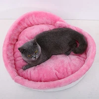 small and medium sized nest dog bed heart shaped mat cats house universal in all seasons pet accessories french bulldog kennel