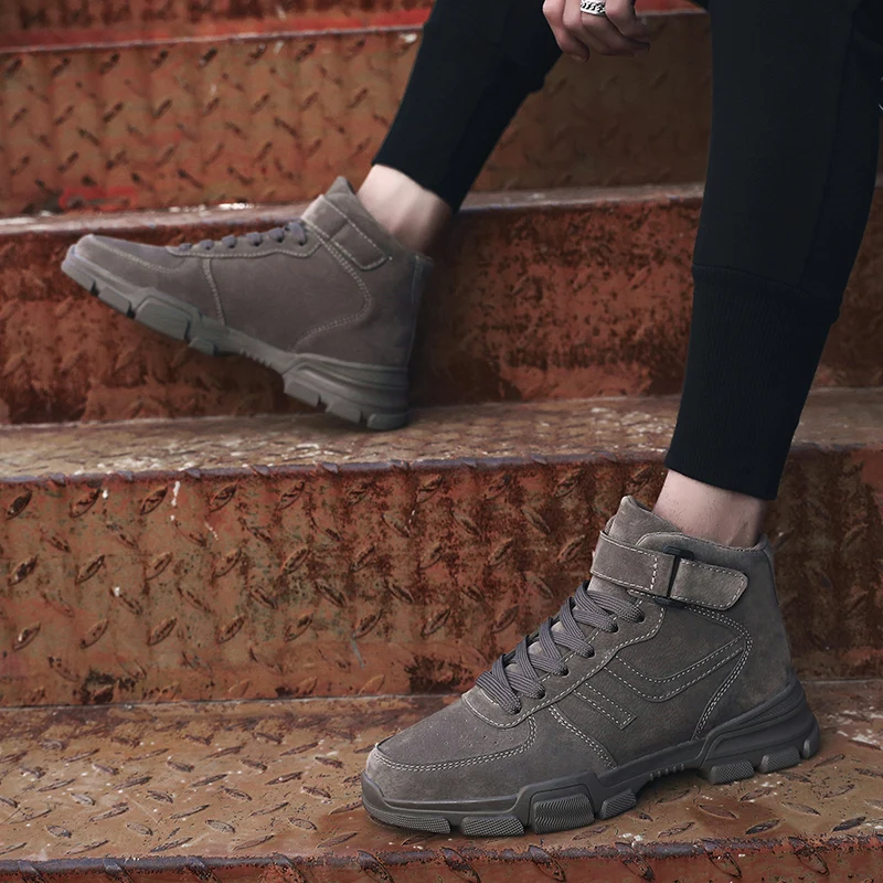 Мужские беговые кроссовки с высоким верхом демисезонная спортивная обувь для