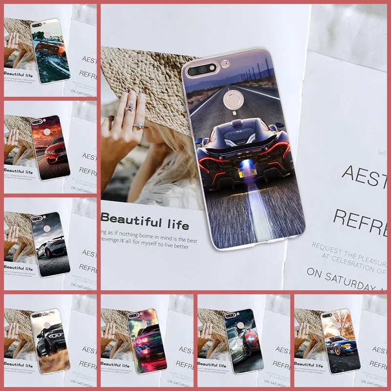 Чехол-накладка для Huawei Honor 7/7S/7X/7A/7C Pro/8X MAX/10/9/8 силиконовый | Мобильные телефоны и