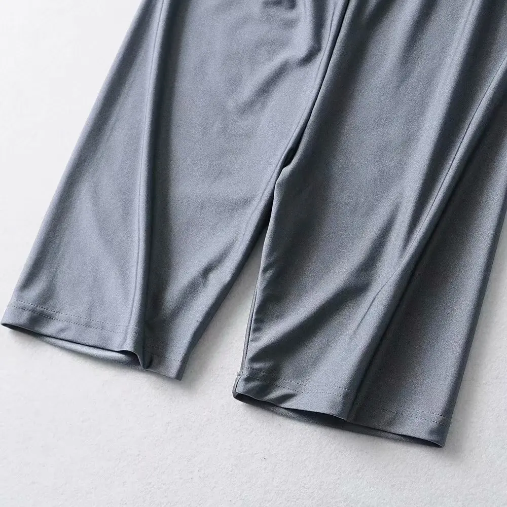 

2021 Ready New Fashion Plain Color Women Summer High Waist Skinny Tight Shorts Yoga Pants Gym Fitness Shorts