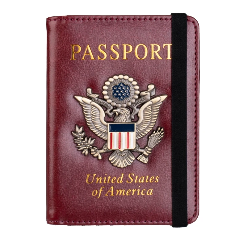 Мужской чехол-кошелек LX9F с RFID-защитой Обложка для паспорта в США - купить по