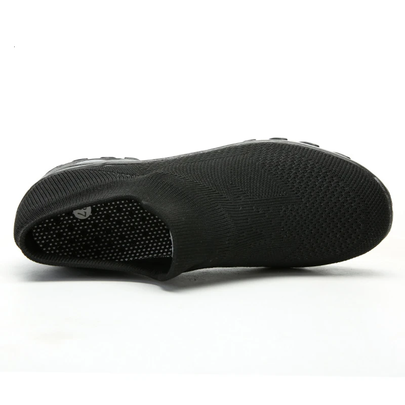 Женские кроссовки на танкетке 5 см дышащие сетчатые воздушной подушке спортивная