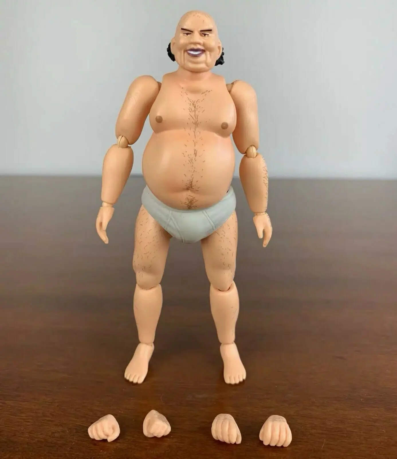 

1/12 Scale Uncle Fat Doll Man 6" PVC Action Figure Body Toys