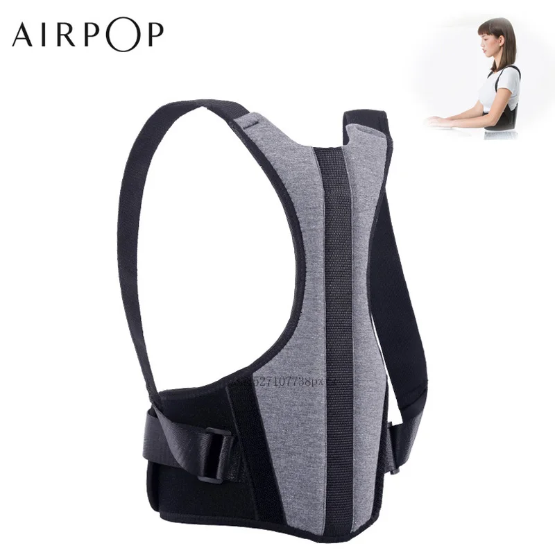 Регулируемый корсет для спины Airpop Корректор осанки поддержка позвоночника пояс