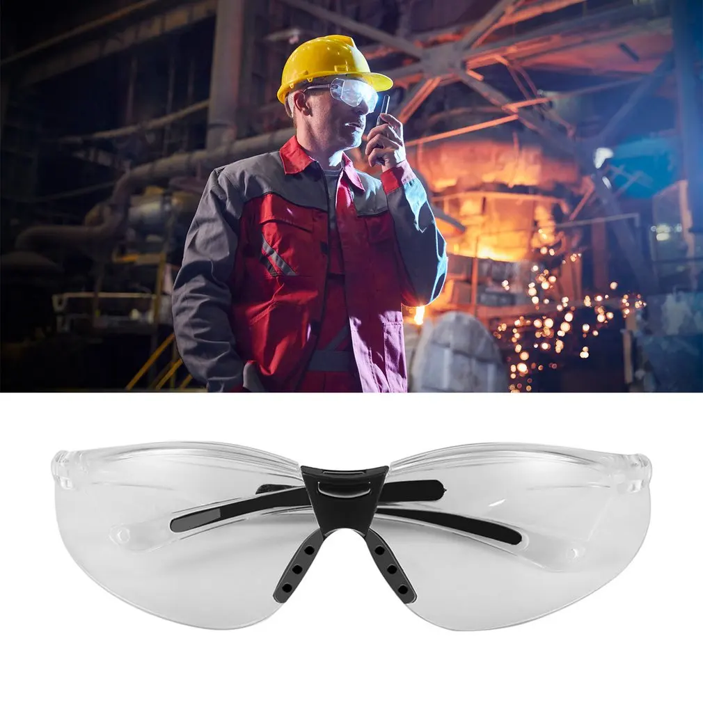 

PC Safety Glasses UV-protection Motorcycle Goggles Dust Wind Splash Proof Impact Resistance Eyewear For Riding Cycling Camping