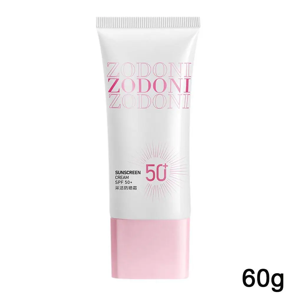 

60g Sunscreen SPF50 Face Whitening Moisturizing Lotion Non Greasy Anti Aging Isolation Sunscreen Lotion Base Makeup