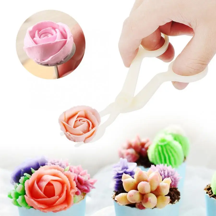 Пластиковые ножницы для изготовления цветов тортов мастики сахарной инструмент
