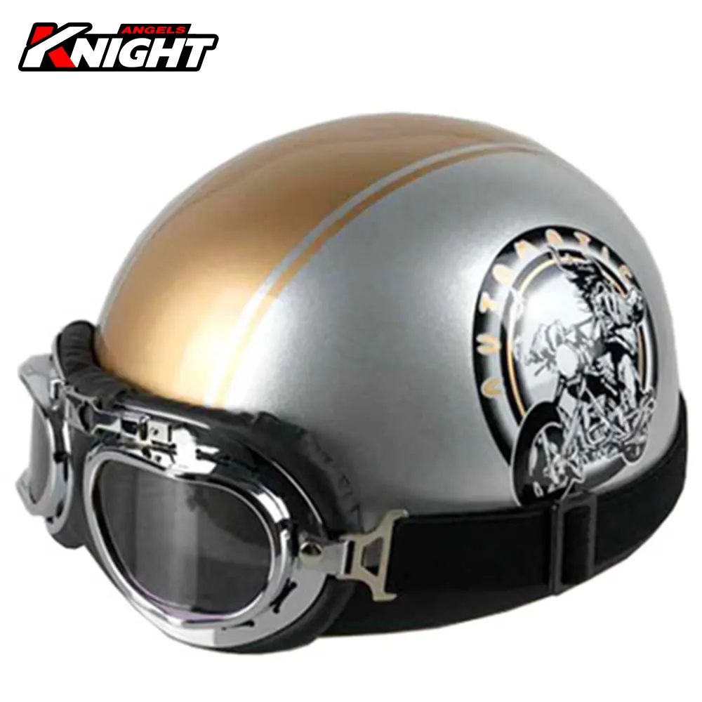 Мотоциклетный шлем Capacetes Para Moto безопасный винтажный мотоциклетный для мужчин и