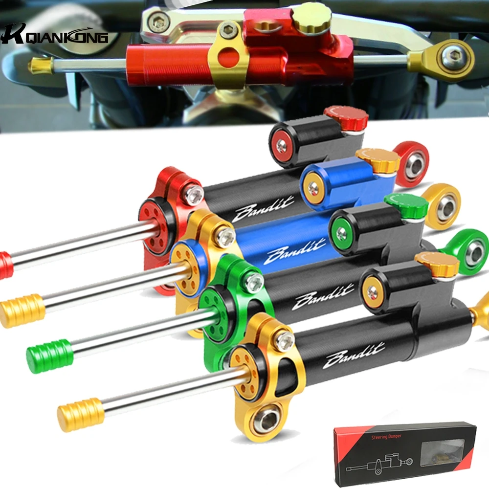 Устойчивый Кронштейн-демпфер для Руля Мотоцикла с логотипом Bandit SUZUKI GSF 250 600 600S 650