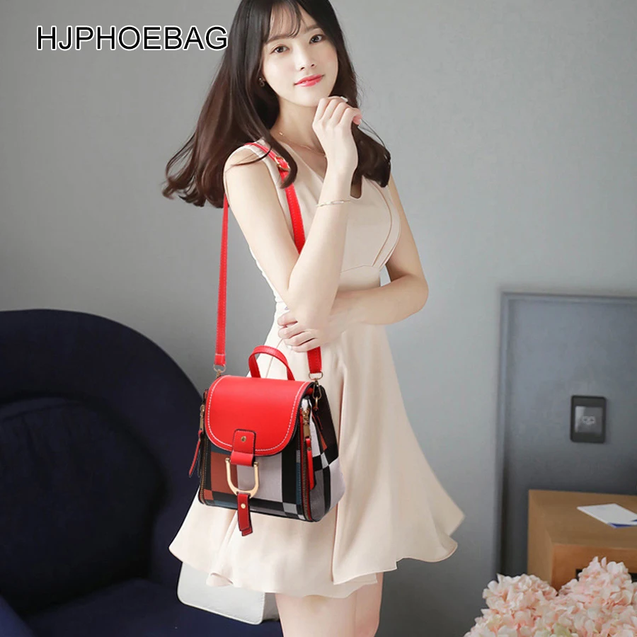 Модные женские рюкзаки HJPHOEBAG из искусственной кожи школьные ранцы для девочек
