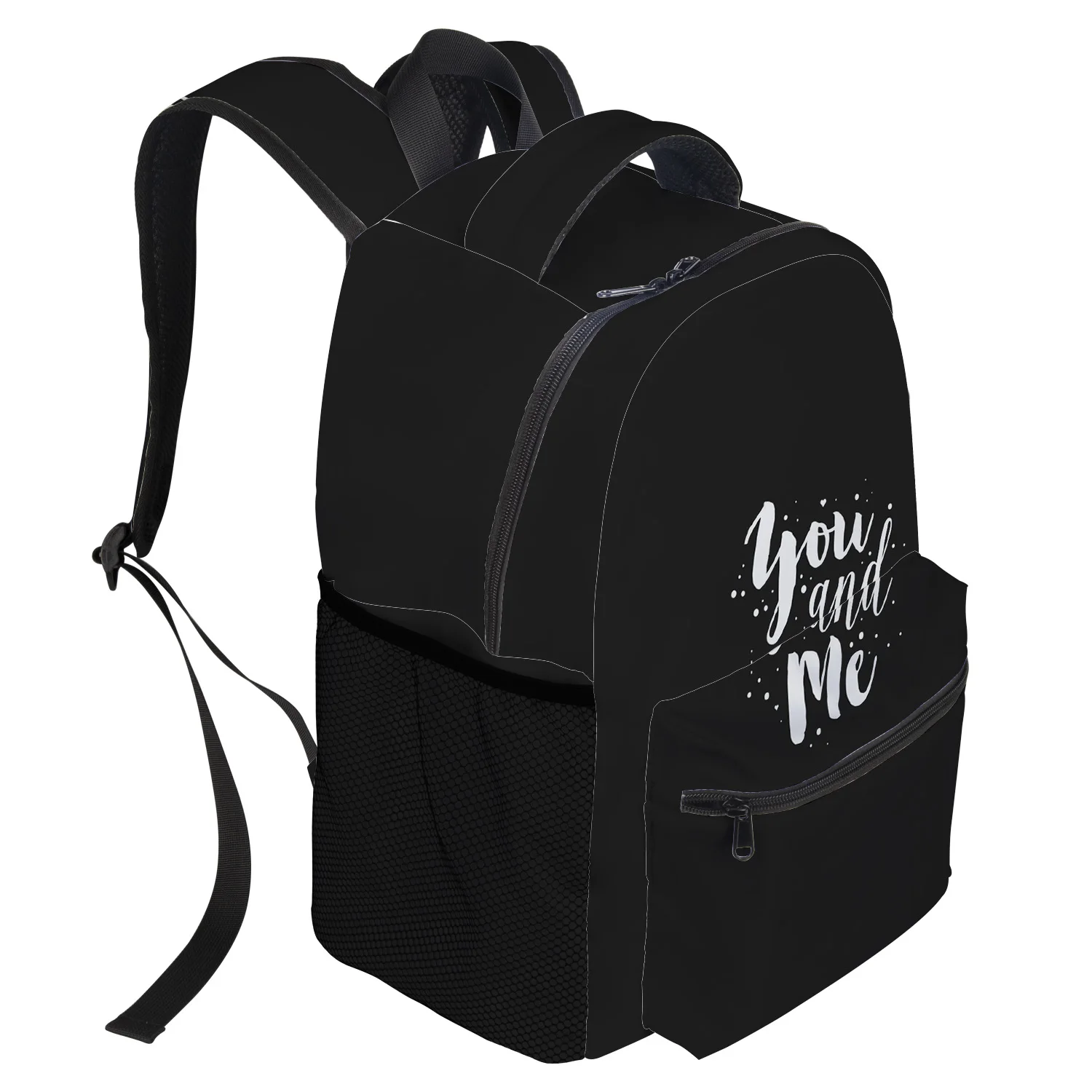 Рюкзак Text You And Me для студентов колледжа износостойкий рюкзак ноутбука сумка книг