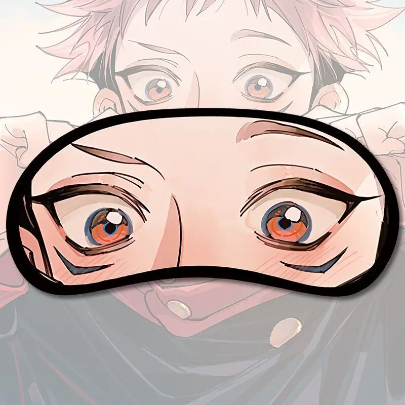 

lovely Jujutsu Kaisen Eye Patch Anime Sleep Blindfold Fushiguro Megumi Casual Eyes Mask Gojo Satoru Eyepatch Breathable Cartoon