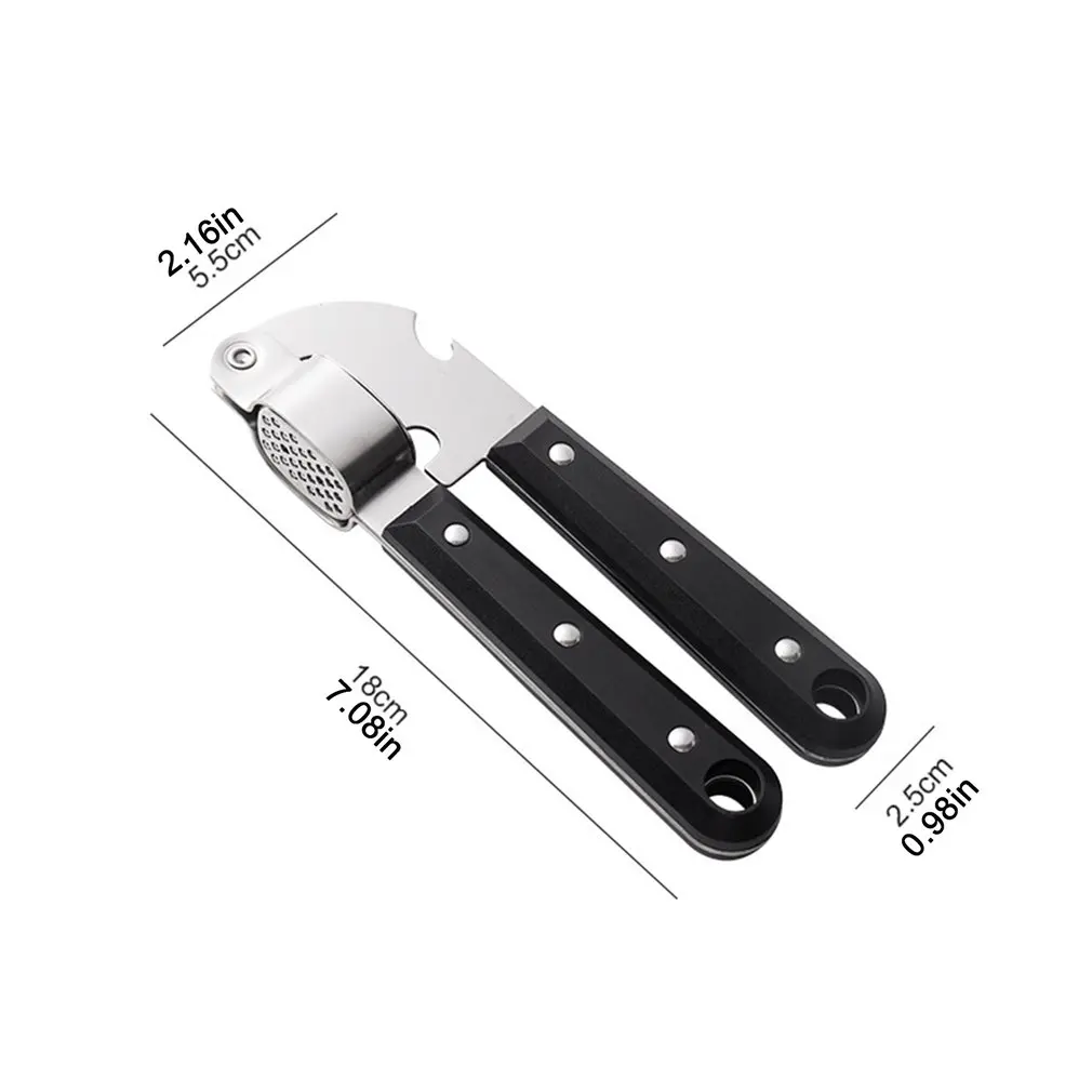 

Kitchen Stainless Steel Garlic Press Crusher Home Cooking Vegetables Ginger Squeezer Masher Handheld Ginger Garlic Mincer Tools