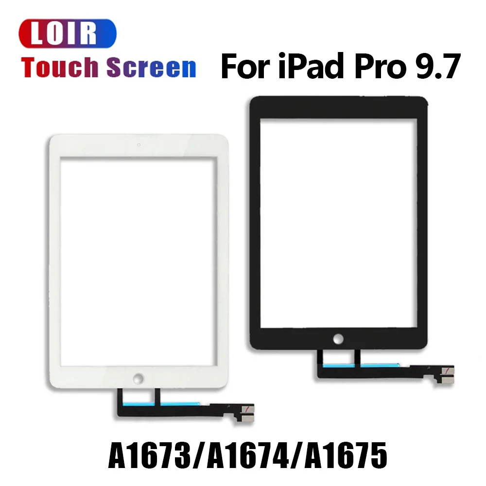 

For iPad Pro 9.7 inch A1673 A1674 A1675 Replacement Touch Screen Panel Digitizer 9.7-inch Black White Touchscreen Glass senor