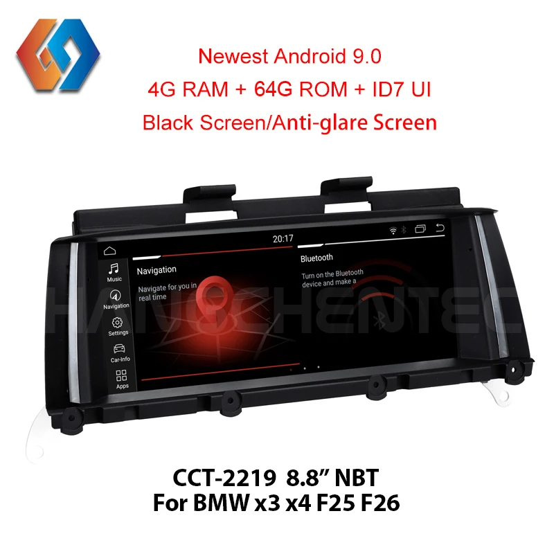 Для BMW X3 F25 X4 F26 NBT GPS навигация Android 10 0 SIM 4 + 64 Автомобильный мультимедийный BT WiFi