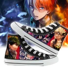 Повседневная обувь аниме Моя геройская Академия боку нет героев Академия мидория изюку Тодороки шото Косплей высокие холщовые кроссовки обувь