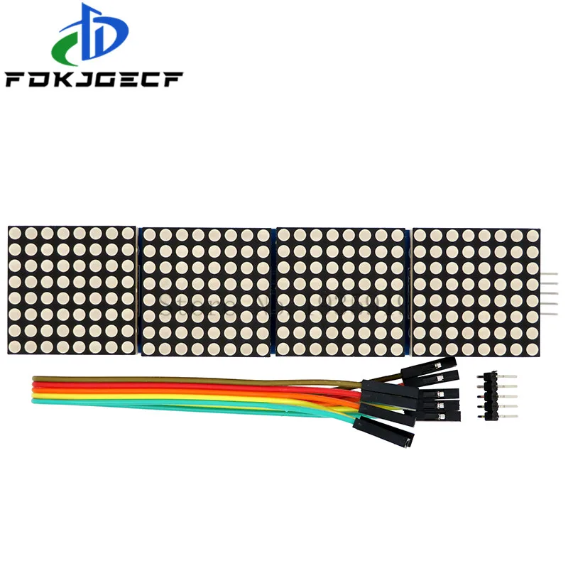 Матричный Модуль MAX7219 микроконтроллер 4 в одном дисплее красный 10 шт. |