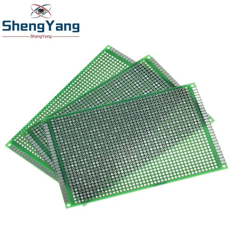 1 шт. 8x12 см 80x120 мм двухсторонний Прототип PCB универсальная печатная плата для Arduino |