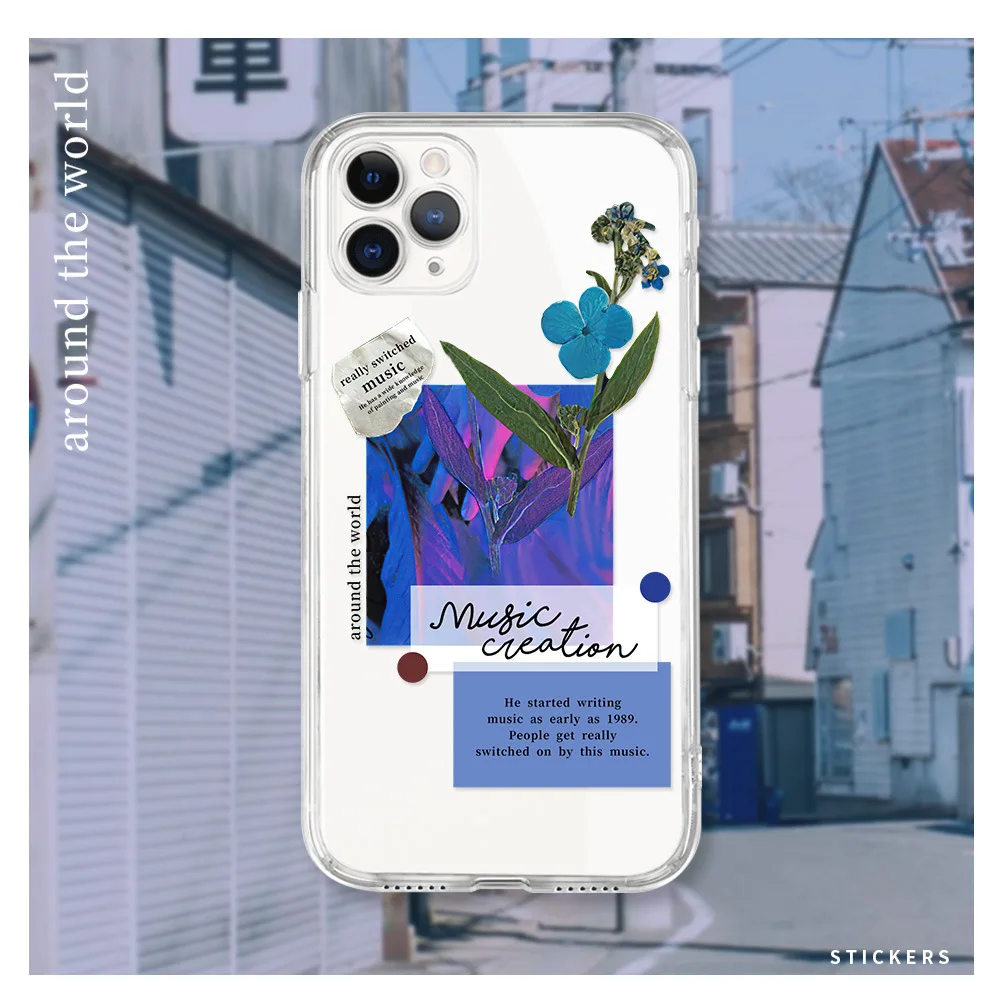 

Iphone Case Suitable for Apple 12Promax Case Mobile Phone Shell Iphone6S78Plus Transparent Silicone Sleeve Tide Brand Xsmax/xr