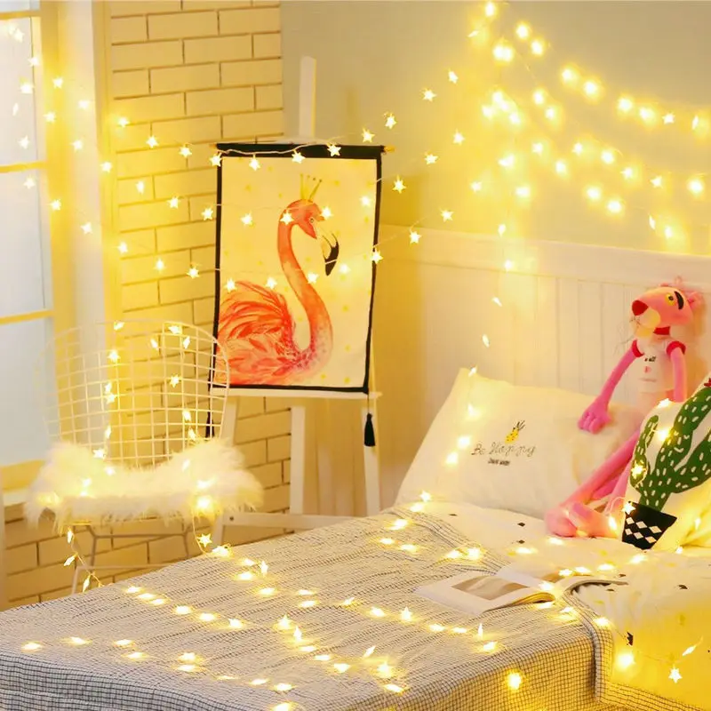 

Magixun 2.5M 3M Fairy Light Snowflakes String Lights Garland Holiday Lights Battery Powered/USB Hanging Ornaments Xmas Tree