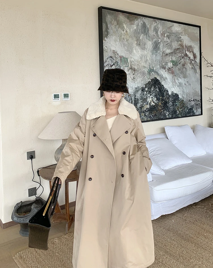 Женское тонкое хлопковое Стеганое пальто 2020 зимняя длинная куртка элегантная