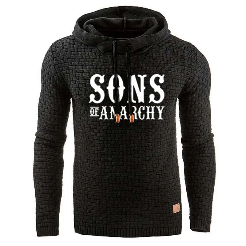 

SOA Sons of anarchy the Fashion Men Hoodies Sportswear Male Casual Sweatshirt Winter Fleece Hip Hop Hoody Sportswear