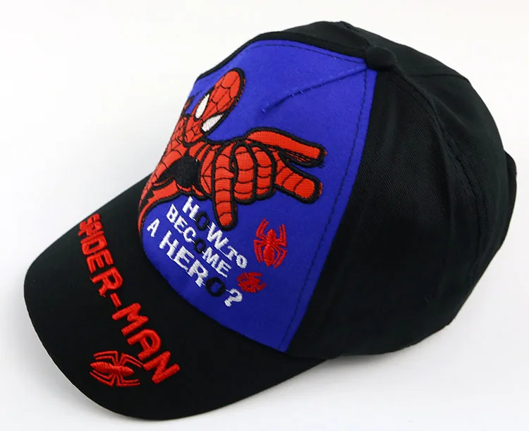 Бейсболка с человеком-пауком Детская кепка Czapka Snapback Бейсболка для мальчиков и девочек детская сетчатая шапка с машинками T747