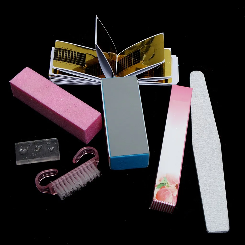

Acryic Powder Nail Art Decorations Kit Brush Cuticle Oil Pen Tools 120ml Revitalizer Oil Pen Tools Nail Tips Glue