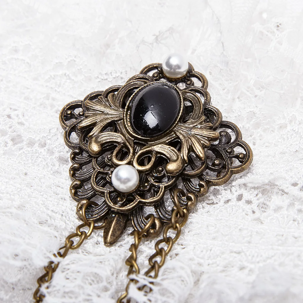 Женские перчатки в стиле панк винтажные с подвеской виде звезды для