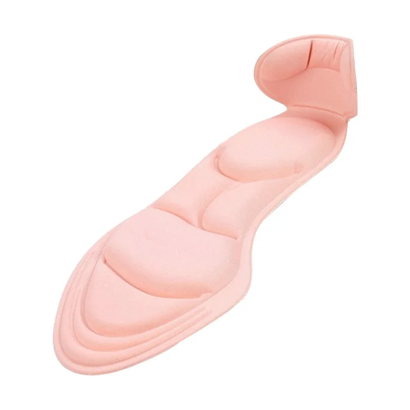 Розовый 1 пара; удобные дышащие женские модные стельки; Массажная обувь на высоком каблуке; нескользящие стельки - Цвет: Розовый