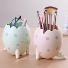 Домашний милый мультяшный дракон в форме яйца контейнер для ручки креативный и модный Рабочий стол контейнер для хранения кистей для макияжа динозавр