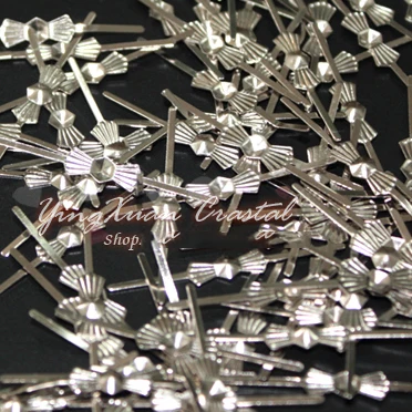 

1000 шт. 40 мм хромированные/Золотые коннекторы с застежкой-бабочкой, восьмиугольные металлические коннекторы для бусин «сделай сам»