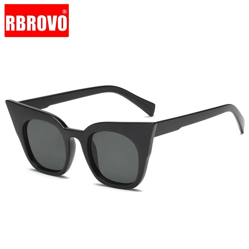 

RBROVO 2021 Fashion Parent-child Cateye Sunglasses Women Vintage Children Sun Glasses Outdoor Travel Goggles Oculos De Sol