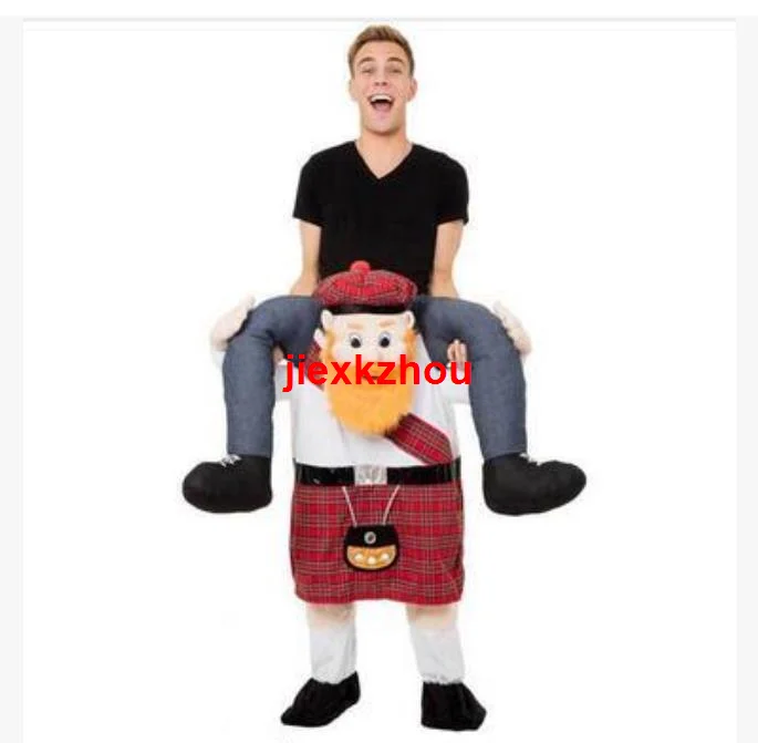 Big man Carry Me баварский маскарадный костюм, вечерние костюмы для костюмированной игры, одежда для рекламы, карнавал, Хэллоуин, Пасхальный фестиваль, для взрослых - Цвет: Big man