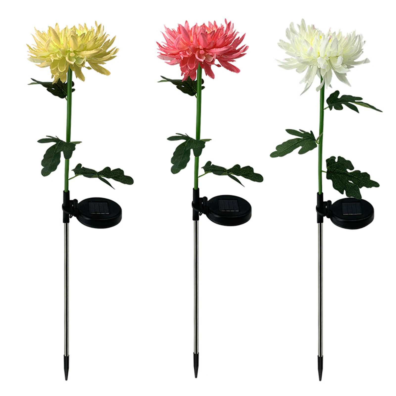 

Outdoor Solar Chrysanthemum Light LED Outdoor Garden Simulation Flower Lawn Light Plug-in Garden Decoration Landscape