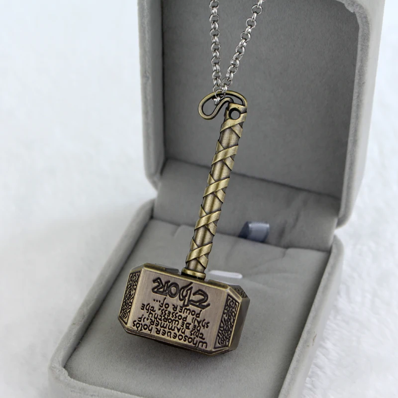 Marvel, Мстители, Темный мир, ожерелье, норрон, Супергерой, Тор, молоток, кулон, ожерелье s для мужчин, модное ювелирное изделие, колье, аксессуары
