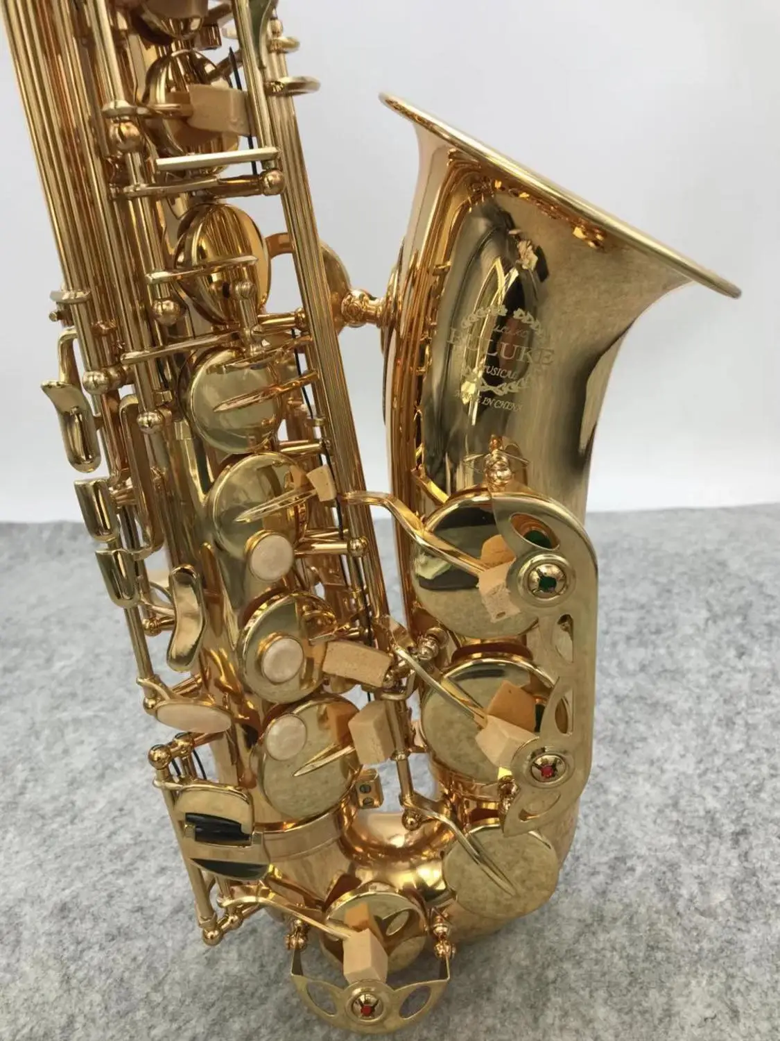 BULUKESaxophone Bb Tenor саксофон Золотой Идеальный саксофон|Саксофон| |