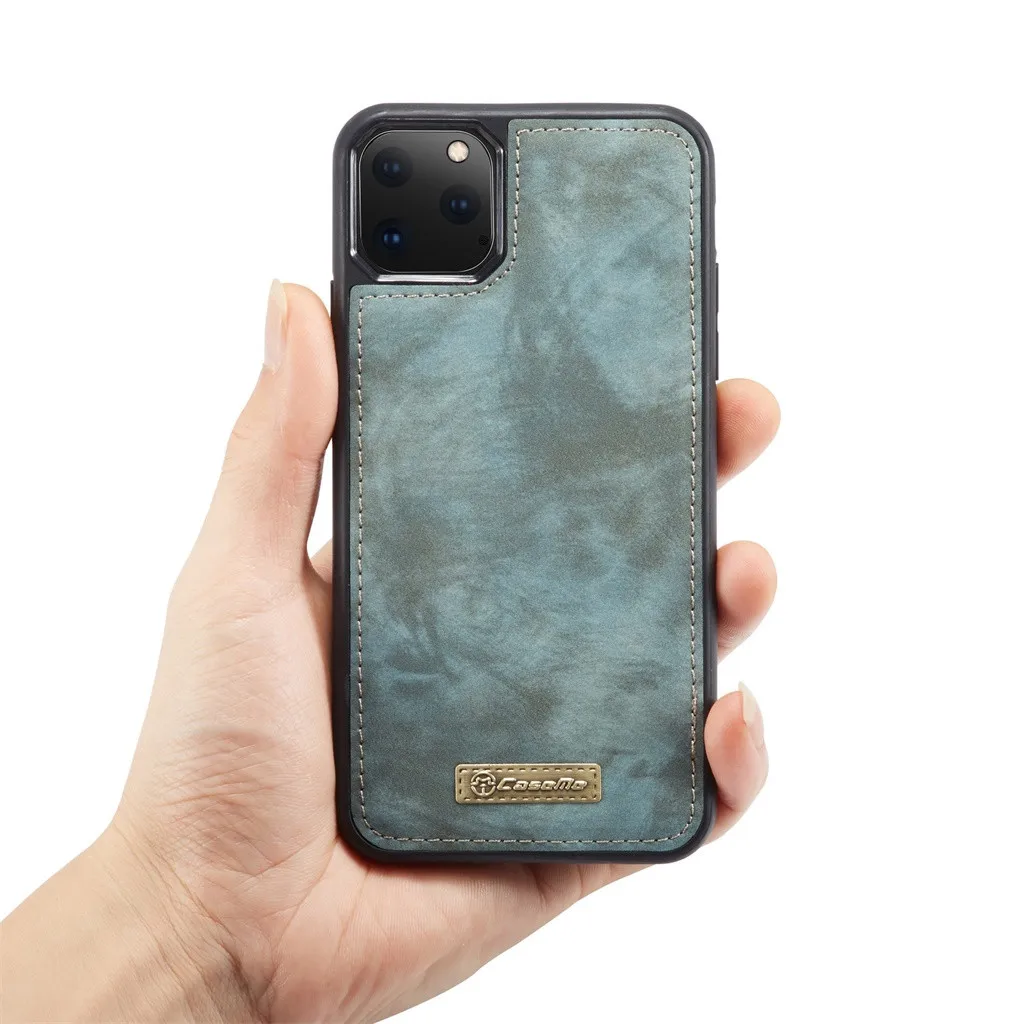 1 предмет Новинка чехол ME для iPhone 11 Pro 5 8 дюймов 2 в слотов карт кошелек на молнии из